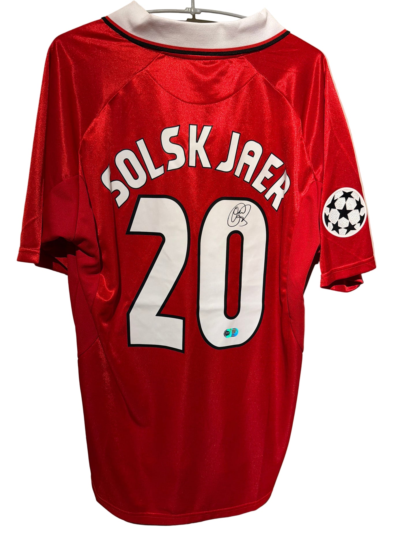 Signert Ole Gunnar Solskjær drakt – Manchester United