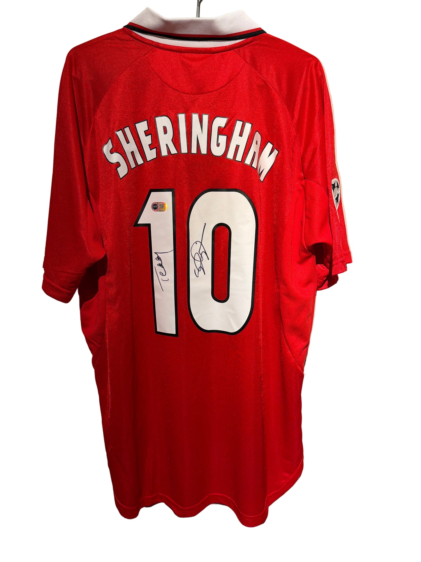 Signert Teddy Sheringham drakt – Manchester United