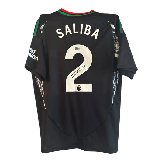 Signert William Saliba drakt (Borte)